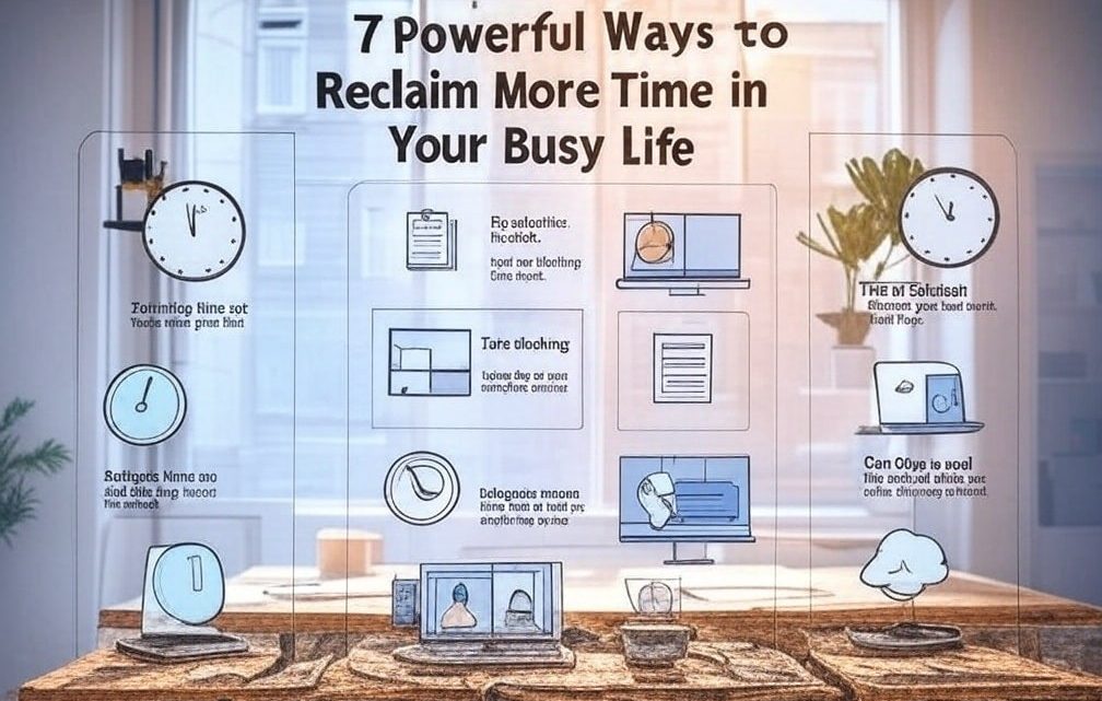 7 Powerful Ways to Reclaim More Time in Your Busy Life 7 Powerful Ways to Reclaim More Time in Your Busy Life
